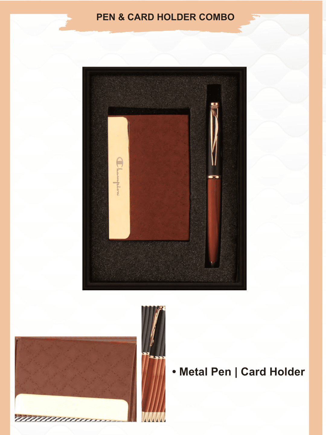 Card Holder & Pen