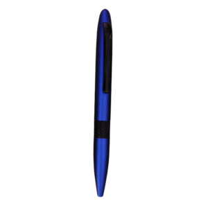 Metallic Blue Ballpoint Pen with Black Clip & Blue Ink (1 Pc)